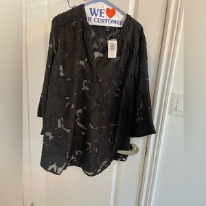 Torrid Black Blouse